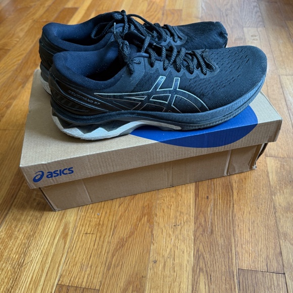ASICS Gel Kayano 27 black/pure silver men 8.5 - Picture 1 of 8